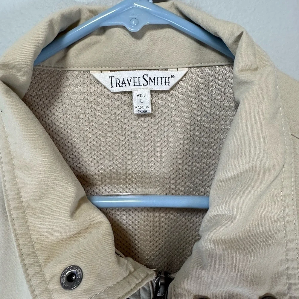 Men's Tan Travelsmith Vest